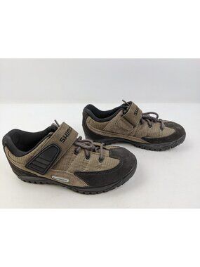 Shimano SH-M 038W SPD Womens Size 3.5 Black Brown Mountain Bike Cycling Shoes